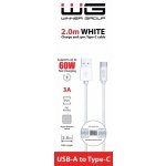 Winner WINTYPCUSB2M USB-A/USB-C kabel 3A, 2m, bílý – Zbozi.Blesk.cz