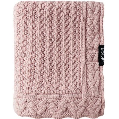 Lullalove Dečka z vlny Merino Keksík Premium Pudrová Růž – Zboží Dáma