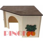 JK ANIMALS Domek rohový pro křečky 11 x 11 x 7 cm – Hledejceny.cz