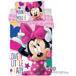 Jerry Fabrics povlečení Minnie růžové 100 x 135 cm 40 x 60 cm – Sleviste.cz