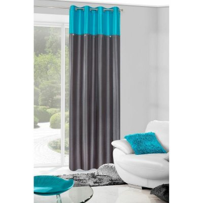 HOTOVÝ ZÁVĚS TIARA1 140X250 CM TYRKYSOVÁ – Hledejceny.cz