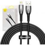 Baseus CADH000301 USB A do Apple Lightning 8kolíkový 2,4A, 2m, černý – Zboží Mobilmania