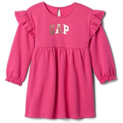 GAP Baby mikinové šaty Růžová – Sleviste.cz