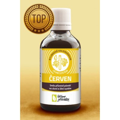Tinktura Červen 50 ml Léčíme přírodou – Hledejceny.cz