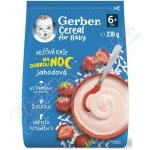 GERBER Cereal mléčná kaše jahodová Dobrou noc 230g – Zboží Mobilmania