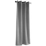 Mybesthome Sierra Blackout Zatemňovací závěs s kroužky, 135 × 250 cm, šedý, 1 ks – Hledejceny.cz