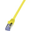 síťový kabel Logilink CQ3087S Patch, S/FTP, 6a, licna, Cu, LSZH, 7,5m, žlutý