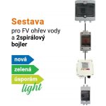 SolarEco DZD1x Mini sestava pro fotovoltaický ohřev vody NZÚ light pro 2spirálový bojler MPPT regulátor