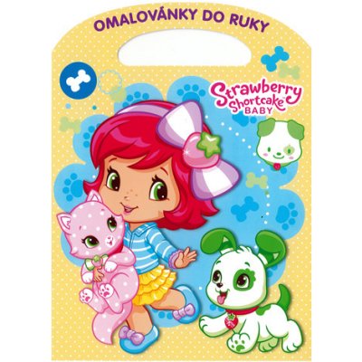 Omalovánky A4 do ruky s výsekem Strawberry 2 baby