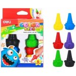 Voskovky prstové 6 barev Color Kids DELI – Zboží Mobilmania