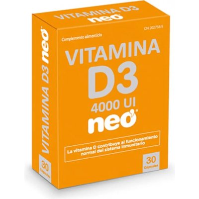 Neovital Health Vitamín D3 100 μg 30 kapslí – Hledejceny.cz