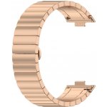Drakero Kovový řemínek zlato-růžový pro Huawei Watch Fit 3, 4 a 4 Pro 10508 – Zboží Živě