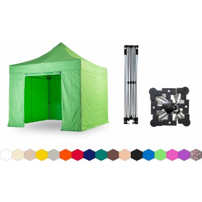 TENTino SMALL HEXAGON 3x3 m 13A - SVĚTLE ZELENÁ – Hledejceny.cz
