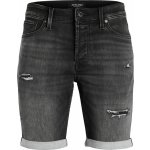 Jack & Jones pánské kraťasy JJIRICK Regular Fit 12224129 Black Denim – Zboží Mobilmania