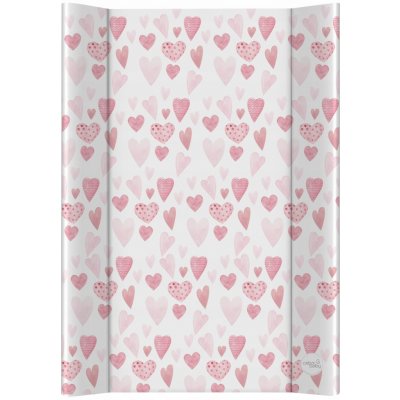 Ceba Baby Podložka 2-hranná s pevnou deskou Ultra Light Lots of Love 50 x 70 – Zboží Dáma