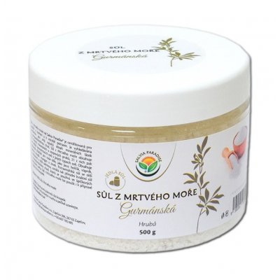 Salvia Paradise sůl z Mrtvého moře hrubá jedlá 500 g – Zboží Dáma