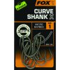 Rybářské háčky Fox Edges Curve Shank X Hooks vel.1 10ks