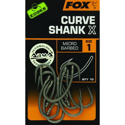 Fox Edges Curve Shank X Hooks vel.1 10ks – Hledejceny.cz