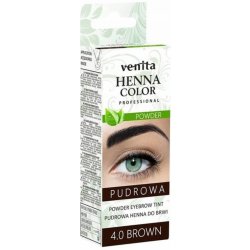 Venita Henna Color Powder barvící prášek na obočí 4.0 Brown 4 g