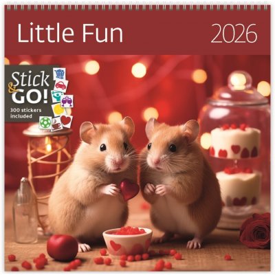 Nástěnný poznámkový Helma Little Fun 2026 – Zboží Dáma