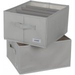 Ruhhy organizér na oblečení 2 × 15 l šedá 22485 – Sleviste.cz