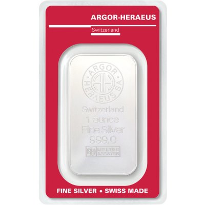Argor-Heraeus stříbrný slitek SA 1 Zo
