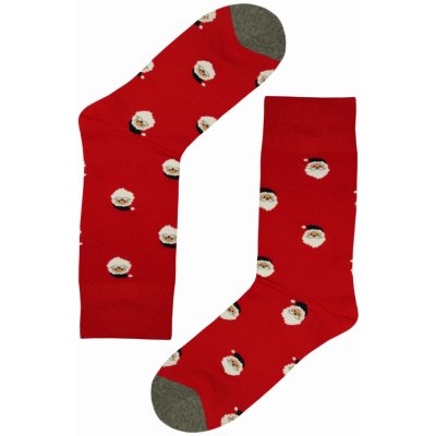 Pánské vánoční ponožky Malý Ježíšek červená