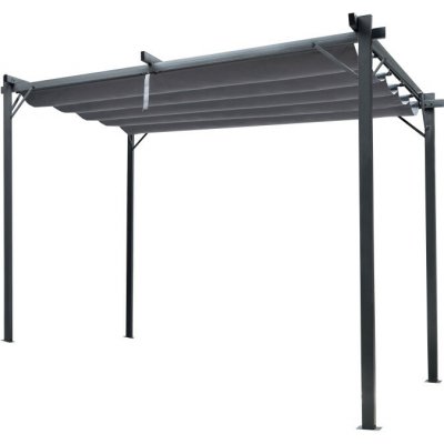 Pro-Tech shop TUN5699 3x4m 2,95x3,95x2,3m šedá – Zboží Dáma