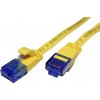 síťový kabel Value 21.99.2130 FTP patch, kat. 6a, plochý, 0,5m, žlutý