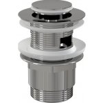Výpust umyvadlová CLICK/CLACK 5/4" celokovová s přepadem Alca 5/4", malá zátka A39 – Zboží Dáma