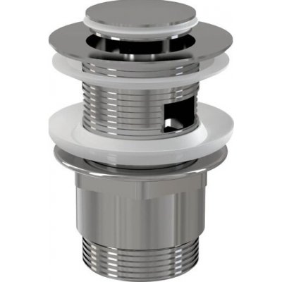 Výpust umyvadlová CLICK/CLACK 5/4" celokovová s přepadem Alca 5/4", malá zátka A39 – Zboží Dáma