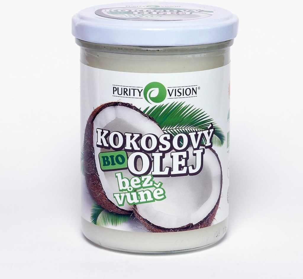 Purity Vision kokosový olej Bio bez vůně 400 ml od 189 Kč - Heureka.cz