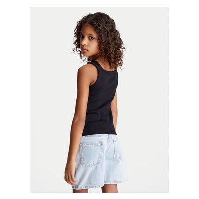 Calvin Klein Jeans Top Badge IG0IG02440 černá – Zboží Dáma