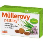 Dr. Müller Müllerovy pastilky s jitrocelem mateřídouškou a vitaminem C 36 ks – Sleviste.cz