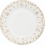 Vánoční porcelánový jídelní talíř Christmas Lights 26,5cm, Easy Life – Zboží Dáma