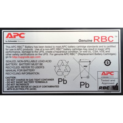 APC náhradní bateriový modul RBC17 pro UPS – Hledejceny.cz