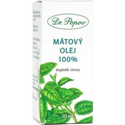 Dr.Popov Mátový olej 100% 10 ml – Zboží Mobilmania