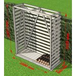 Naše Záhony DR-01-18-06-21-95 1800x600x2100mm přírodní-smrk – HobbyKompas.cz