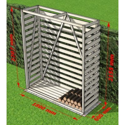 Naše Záhony DR-01-18-06-21-95 1800x600x2100mm přírodní-smrk – HobbyKompas.cz