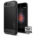 Pouzdro Spigen Apple iPhone 5 / 5S / SE Rugged Armor černé – Hledejceny.cz