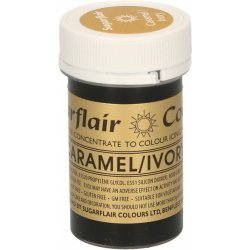 Sugarflair Gelová barva Caramel/Ivory 25 g