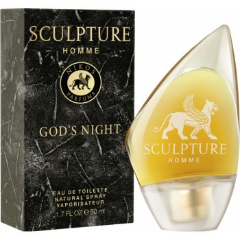 NIKOS Sculpture Homme God´s Night toaletní voda pánská 50 ml