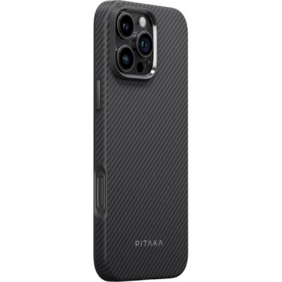 Pitaka MagEZ Case Pro 4 MagSafe iPhone 16 Pro Max Black/Grey Twill – Zbozi.Blesk.cz