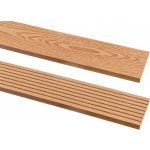 Gutta WPC plotovka Guttafence oboustranný dřevodekor Original Wood 80 x 12 x 1000 mm S rovnou hranou – Zboží Mobilmania