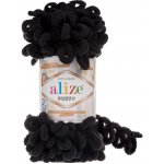 Alize Puffy 60 černá – Zboží Dáma