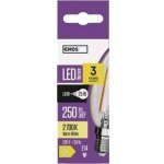 Emos LED žárovka Filament svíčka E14 1,8 W 25 W 250 lm teplá bílá – Hledejceny.cz