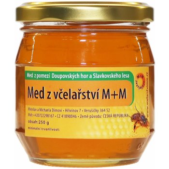 Včelařství M+M med světlý 250 g