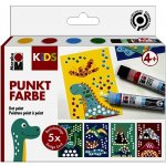 Marabu KiDS Dot Colour Dot Pen Set "Dino" 4 x 25 ml – Hledejceny.cz