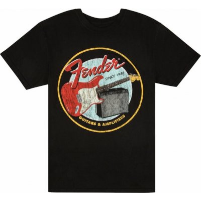 Fender 1946 Guitars & Amplifiers T-Shirt Vintage Black