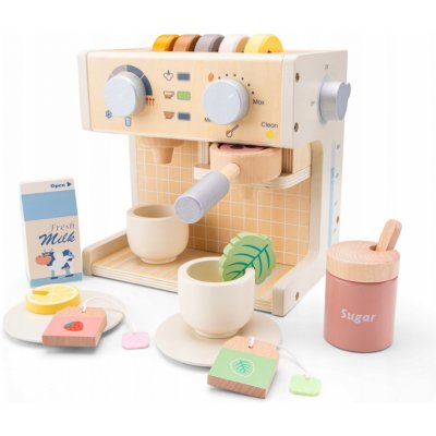 New Classic Toys Hračka Kávovar dřevěný – Zboží Dáma